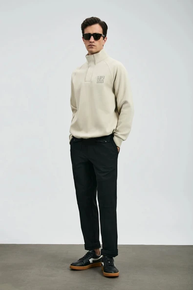 Lufian Tom Chino Erkek Siyah Slim Fit Pantolon 112190346 ürün görseli 1