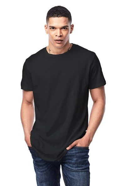 JACK JONES Enoa Model Oval Kesim Erkek Tişört 12113648 ürün görseli 1