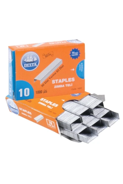 1000ADET Zımba Teli 4x9mm Çelik Zımba Teli Küçük Boy No:10 Beyaz ürün görseli 1
