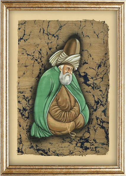 Sinan Grafik STN-5700 Mevlana Celaleddin Rumi 33x44 cm ürün görseli 1