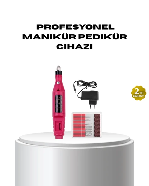 Profesyonel Tırnak Matkap Makinesi – Usb Şarjlı, Ayarlanabilir Hız, Düşük Titreşimli Sessiz Çalışma ürün görseli 1