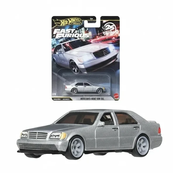 Hot Wheels Premium Series 25.yıl Özel Fast & Furious Mercedes-Benz 500 Sel HNW46 - JHW67-LA10 ürün görseli 1