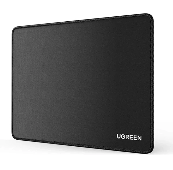 UGREEN 40405 LP126 360x280mm Konforlu Tasarım Su Geçirmez Dayanıklı Kaymaz Taban Mouse Pad Siyah ürün görseli 1