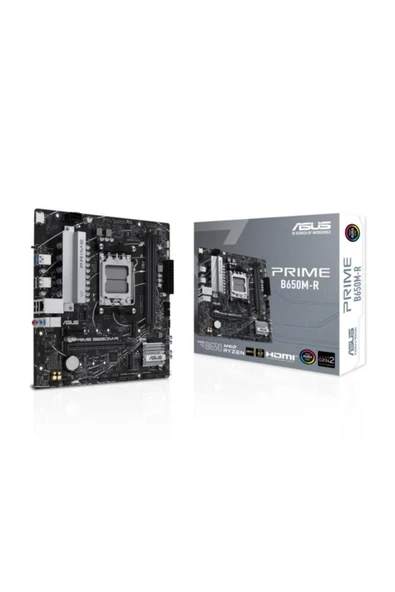 Asus Prime B650M-R 7200Mhz (Oc) Ddr5 Soket Am5 M.2 Hdmi Matx Anakart ürün görseli 1