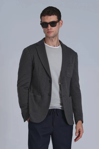 Lufian Erkek Dor Spor Blazer Ceket Slim Fit Açık Yeşil Ceket 112140204 ürün görseli 1
