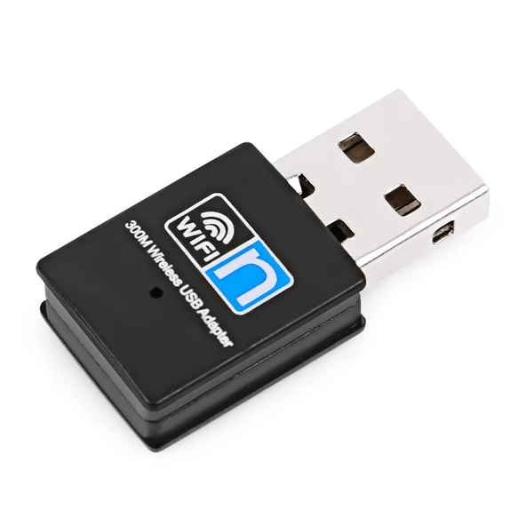 PrimeX PX-WF3 Realtek RTL8192EU 300Mbps Wifi Adaptör, 300Mbps USB Wireless Adaptör, 2.4G Wifi Dongle, USB Wifi Alıcı (Win10/11/Linux Tak Çalıştır) ürün görseli 1