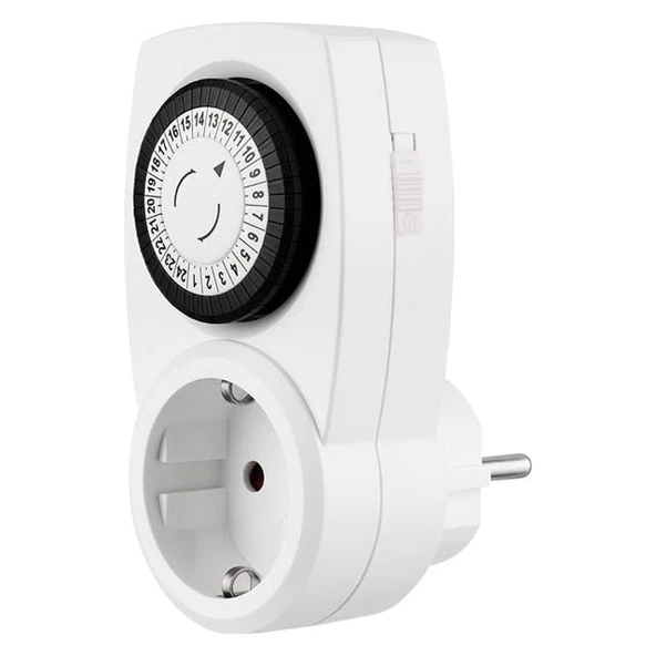 Horoz Timer-1 3500W Mekanik Günlük Zaman Ayarlı Priz ürün görseli 1