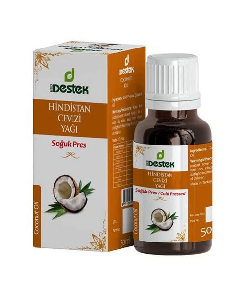 Destek Hindistan Cevizi Yağı 50 Ml ürün görseli 1