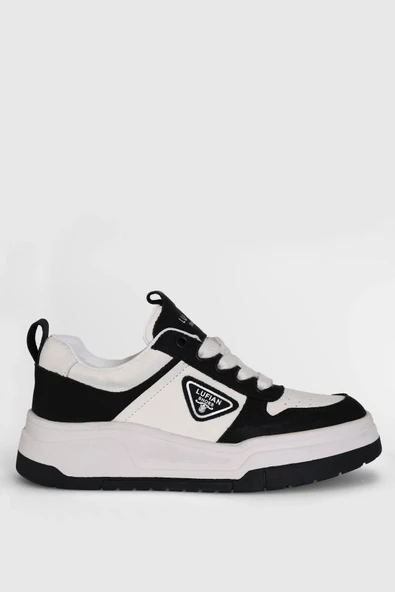 Lufian Jennifer Kadın Siyah Deri Sneaker Ayakkabı 122230018 ürün görseli 1