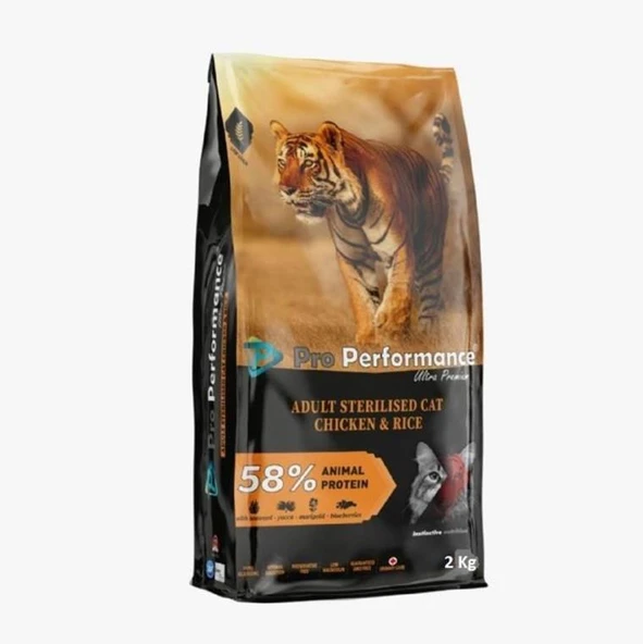 Pro Performance Kısırlaştırılmış Tavuklu Kedi Maması 2 Kg ürün görseli 1