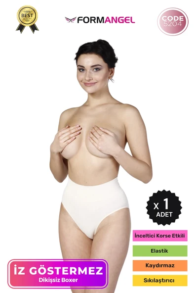 #SlipKorse Seamless Dikişsiz Karın Sıkılaştıran Şekillendirici Karın Toparlayıcı Slip Korse - 1 Adet ürün görseli 1