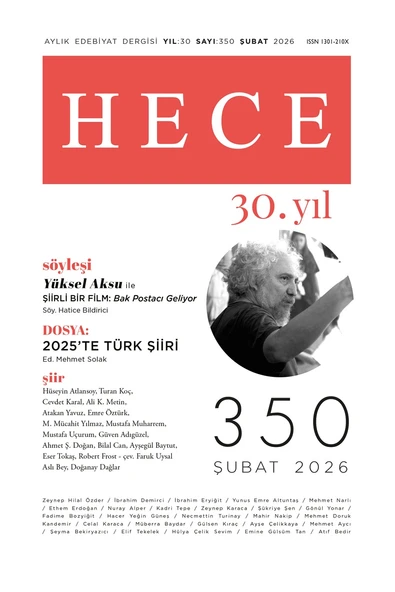 Hece Dergi 350.Sayı Şubat 2026 ürün görseli 1