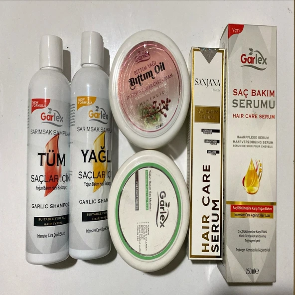 6 LI SAÇ BAKIM SETİ, ,(SPREY SERM,BITTIMLI VE BESLEYİCİ MASKE,SAÇ PARLATICI,NORMAL-YAĞLI SAÇ ŞAMP) ürün görseli 1