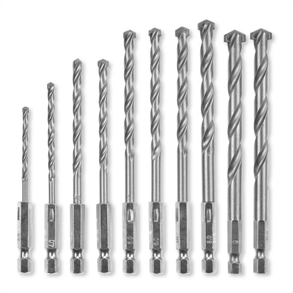 Einhell S-CASE 10 Parça Duvar Matkap Ucu Seti 49108743 - Resim 2