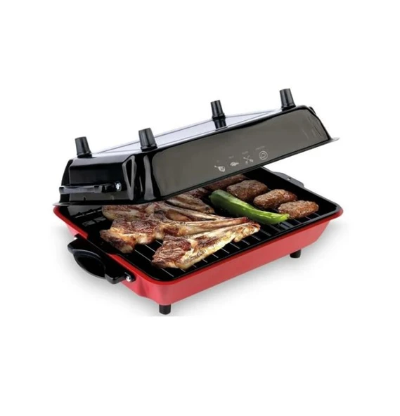 Kapaklı Emaye Elektrikli Izgara-Yıldız Barbekü Mangal Camsız İB-310021 ürün görseli 1