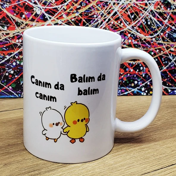 Canım Da Canım Balım Da Balım Tasarımlı Kupa Bardak ürün görseli 1