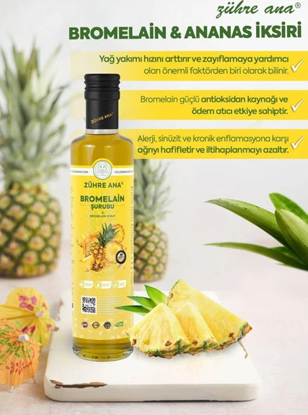 Zühre Ana Bromelain Ananas İçeren Detox Şurubu ürün görseli 1
