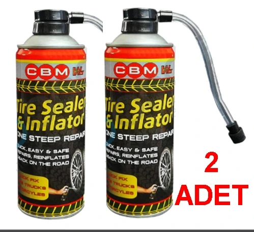 Lastik Tamir Kiti Lastik Tamir Spreyi 400 Ml Büyük Boy 2 Adet ürün görseli 1