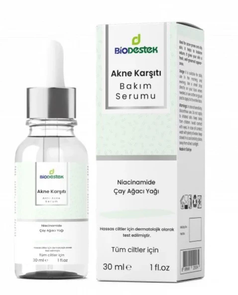 BioDestek Akne Karşıtı Bakım Serumu 30 Ml ürün görseli 1