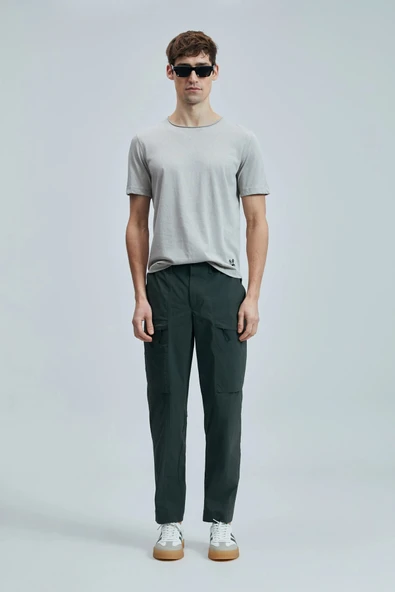 Lufian Erkek Junya Basic Bej T-Shirt 111020259 - Resim 3