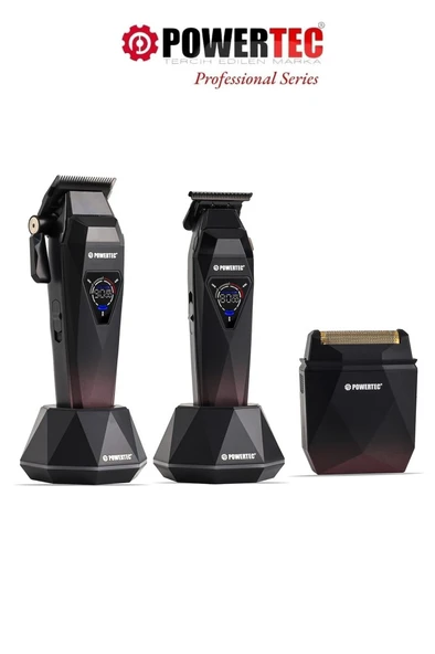 Powertec TR-5800 Saç-Sakal-Ense-Günlük Tıraş Makinesi 3in1 ( 0.5mm Tarak Dahil ) ürün görseli 1