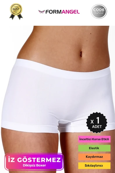 #KadınBoxer Toparlayıcı Şekillendirici Seamless Kaymaz Kadın Dikişsiz Boxer İç Çamaşırı - 1 Adet ürün görseli 1