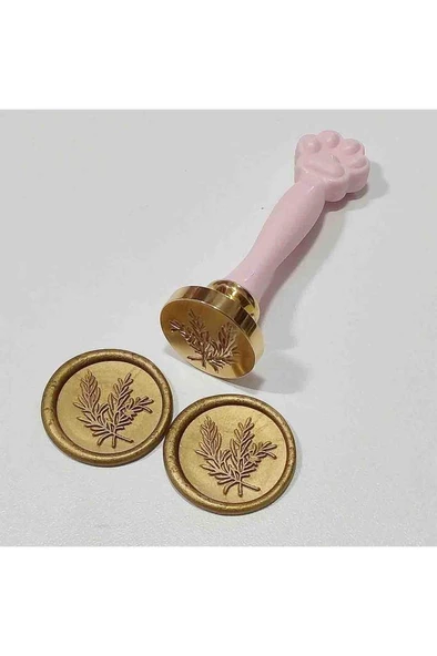 Pembe Patili Mum Mührü Seti - Resim 7