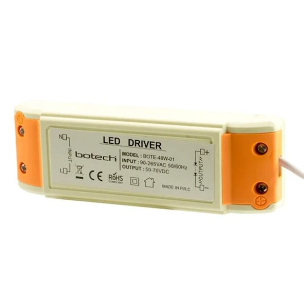 Botech 60x60 Panel Led Driver Adaptörü (50V-70V Dc) BOTE-48W-01 ürün görseli 1