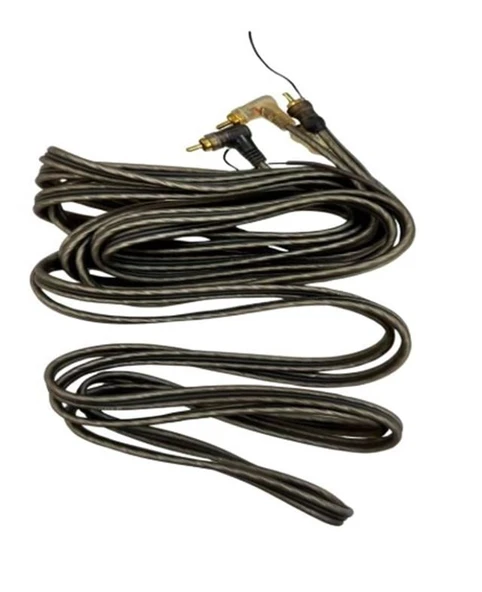 Fully G-512AB 5 Metre 2 RCA + 2 RCA L-Tip Şaseli Oto Amfi Sinyal Kablosu ürün görseli 1