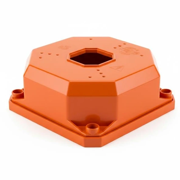 Thor TKB-1111 Dış Mekan Kamera Montaj Kutusu (Turuncu Buat + Taban) ürün görseli 1