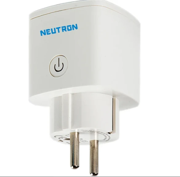 NEUTRON AKILLI Wİ-Fİ DESTEKLİ 16A UZAKTAN KONTROLLÜ AKIM KORUMALI TEKLİ PRİZ - UYGULAMA ÜZERİNDEN KONTROL ürün görseli 1