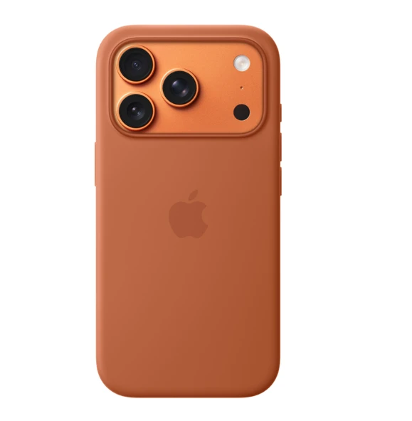 APPLE İPHONE 17 PRO İÇİN MAGSAFE ÖZELLİKLİ SİLİKON KILIF - TERRA COTTA ürün görseli 1