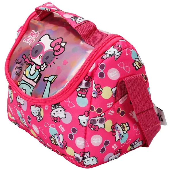 Hello Kitty Termoslu Pembe Beslenme Çantası 3245 - Resim 3
