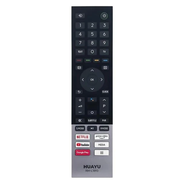 Huayu RM-L1893 Toshiba Universal Ses Komutsuz Lcd Led Tv Kumanda ürün görseli 1