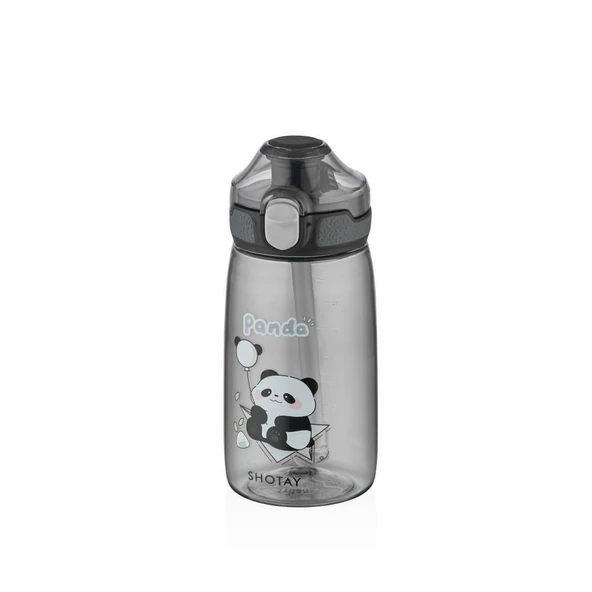 Shotay Child Çocuk Su Matarası Tritan Siyah 550Ml ürün görseli 1