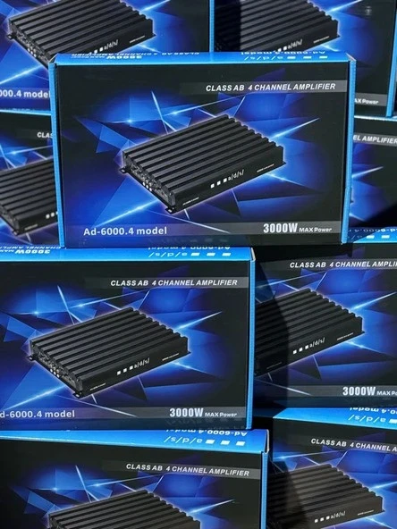 Ads Oto Anfi 3000W 4 Kanal Ads AD-6000.4 ürün görseli 1