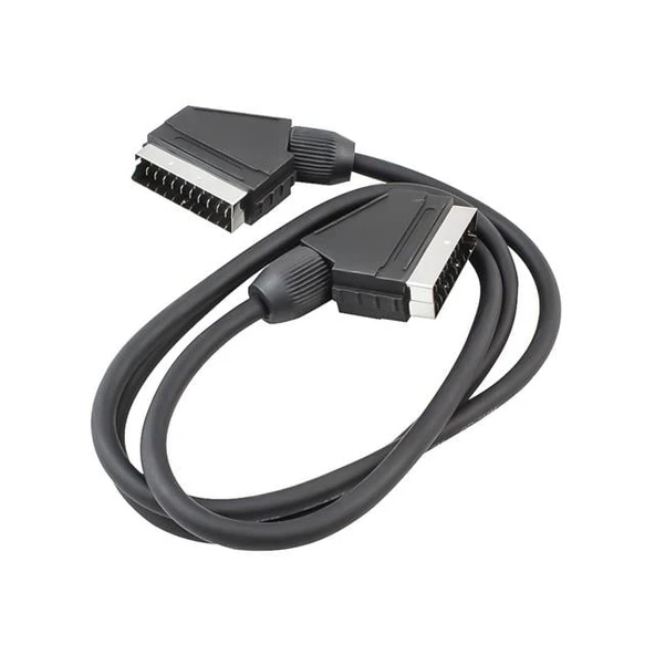 Powermaster Scart Scart 3 Metre Siyah Kablo ürün görseli 1