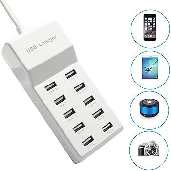 MASA LAMBASI ŞARJ ALETİ USB 10'lu - Resim 2