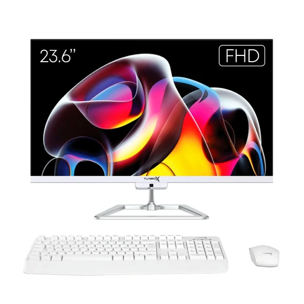 TURBOX Tax1419 I7 1265u 16gb Ddr4 Ram 512gb Ssd 23.6 Inç Fhd Bluetooth Webcam Wifi All In One Pc ürün görseli 1