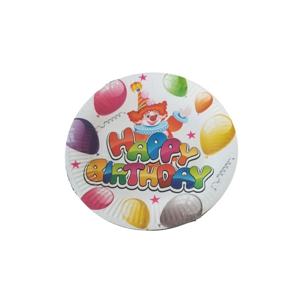 AKILLIELMA - ARİPACK 24CM DESENLİ LÜX KAĞIT TABAK 10LU ürün görseli 1