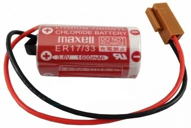 Maxell ER17/33 3.6V 2/3A Size Lithium Pil - Kahverengi Soket ürün görseli 1