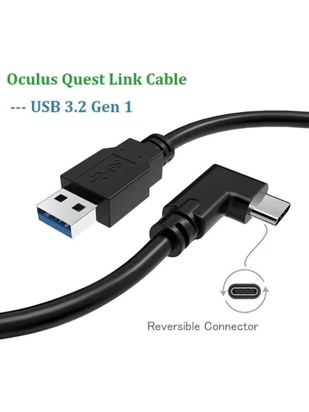 Vr Gözlük USB Type C Kablosu 5 metre - Resim 2