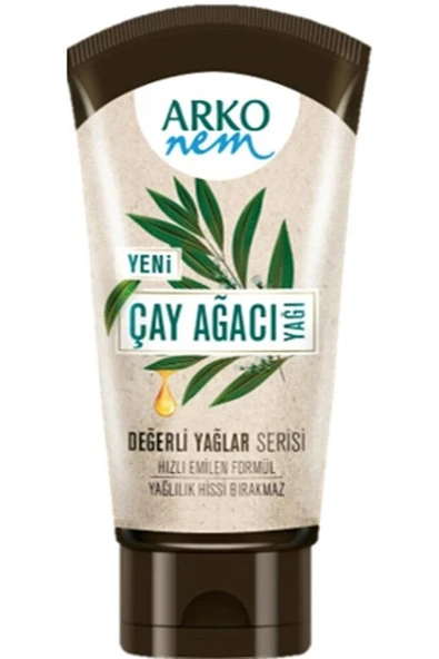 ARKO NEM ÇAY AĞACI DEĞERLİ YAĞLAR  KREM TÜP 60ML- ürün görseli 1