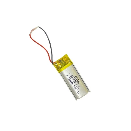601230 3.7V 200 MAh Li-Polymer Pil Devreli/1.5A ürün görseli 1