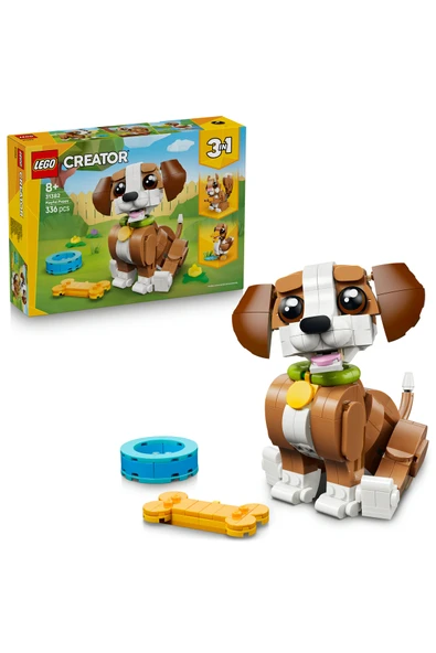 ® Creator 3’ü 1 Arada Sevimli Hayvanlar: Yavru Köpek 31382 – 8+ Oyuncak Yapım Seti (336 Parça) ürün görseli 1