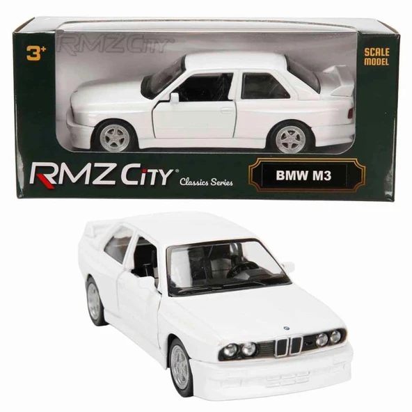1:32 Alman Klasikleri Serisi Die Cast Çek Bırak Model Araba - Beyaz BMW M3 ürün görseli 1