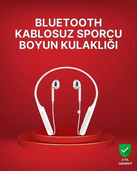 Boyun Askılı Kablosuz Kulaklık – Uzun Süreli Batarya Performansı P125131S3306 ürün görseli 1