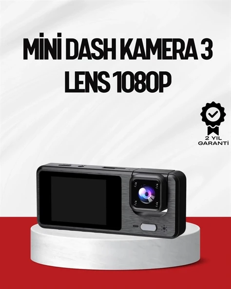 3 Kameralı DVR Araç Kamerası – Tam Güvenlik, Tam Kapsama P125118S8116 ürün görseli 1