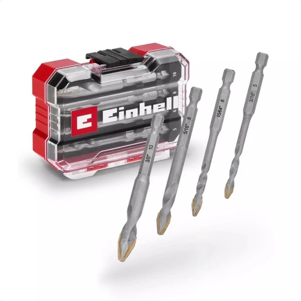 Einhell XS-CASE 4 Parça TCT Karbür Fayans Matkap Ucu Seti 49051404 ürün görseli 1