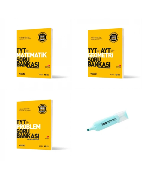 TYT Matematik Geometri Ve Problemler Soru Bankası ürün görseli 1
